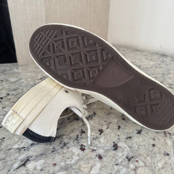 Converse Converse x Comme Des Garcons PLAY All Star Chuck '70 Ox - White 10W/8M - Picture 4 of 5